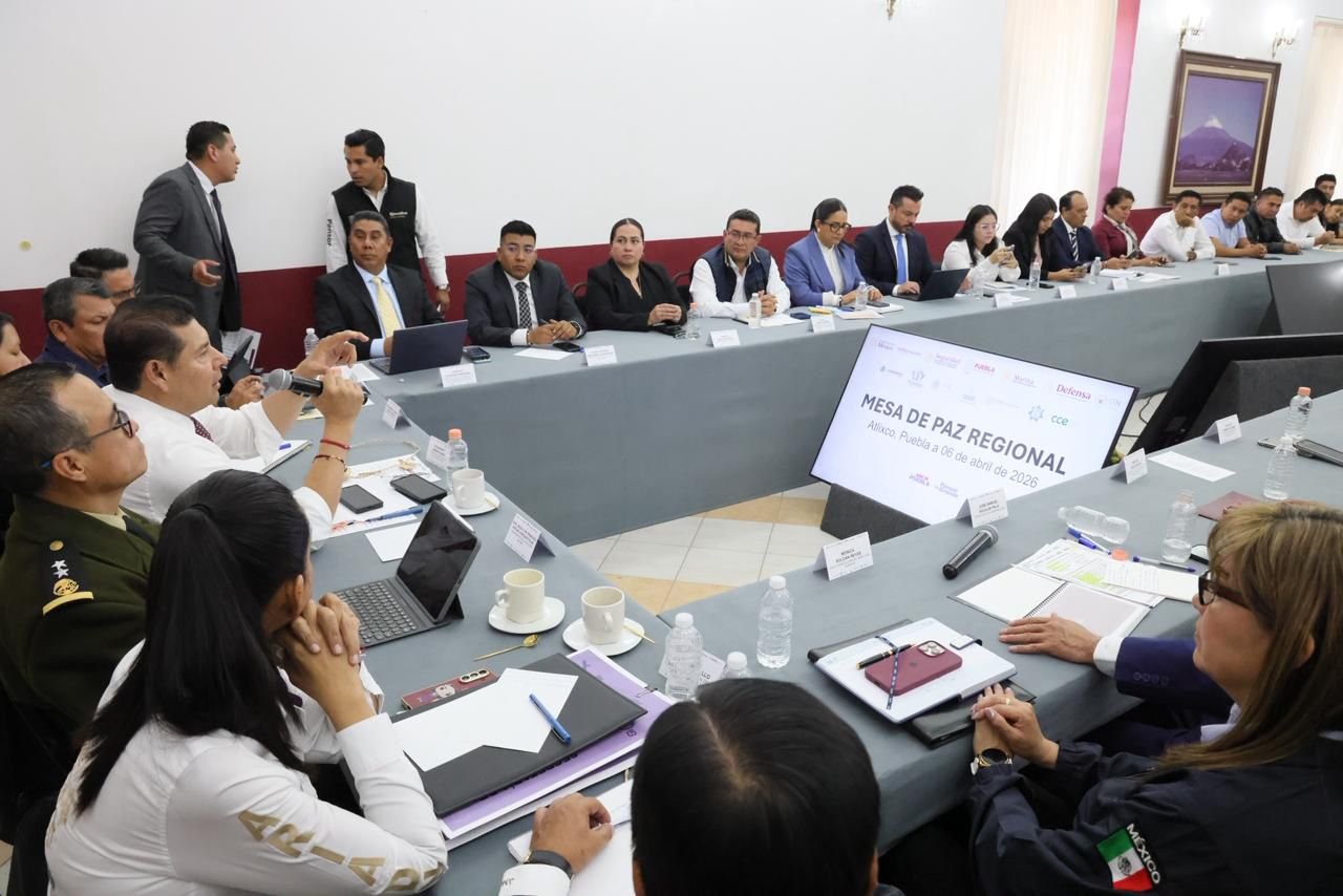 Alejandro Armenta encabeza Mesa de Paz en Atlixco y refuerza estrategia ...